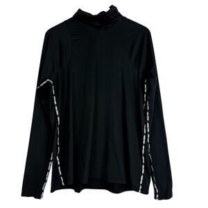 Nike Dri-Fit Pro Warm Turtleneck LS Running Top Womens Black - 2XL XXL